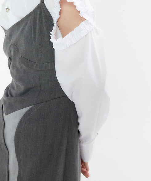 Layered Slit Dress